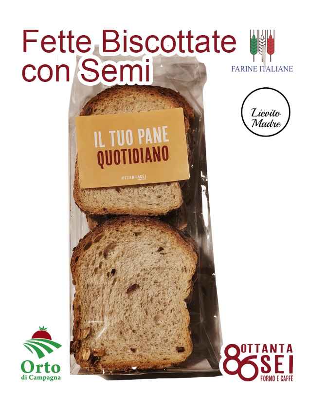 Fette Biscottate con Semi - Pane Artigianale